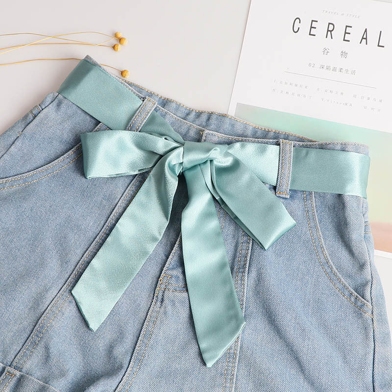 Wide Ribbon Belt for Women