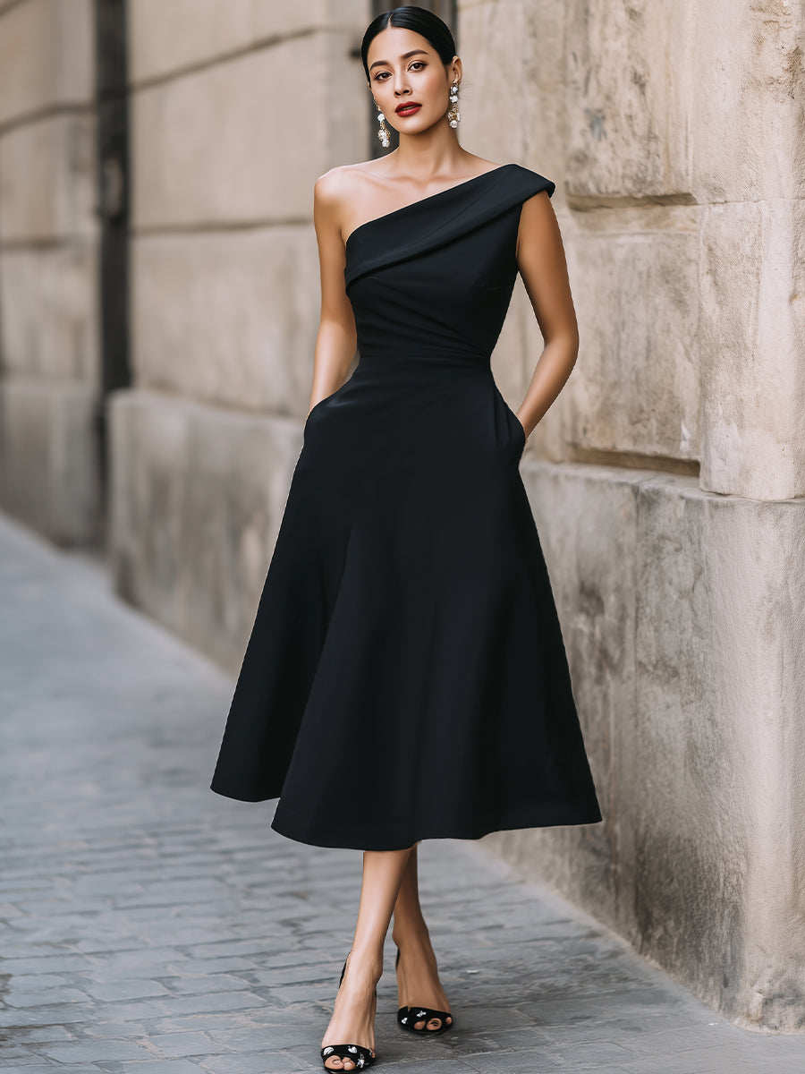 Sexy Off Shoulder Large Swing Women's Dress