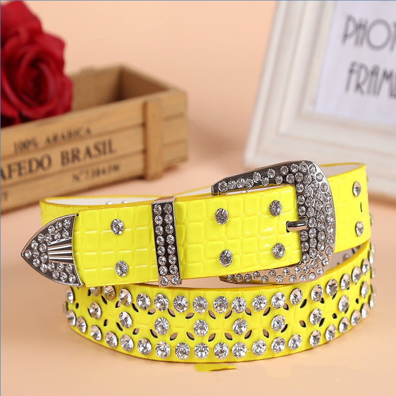Ladies Fashion Belt with decorative buckle