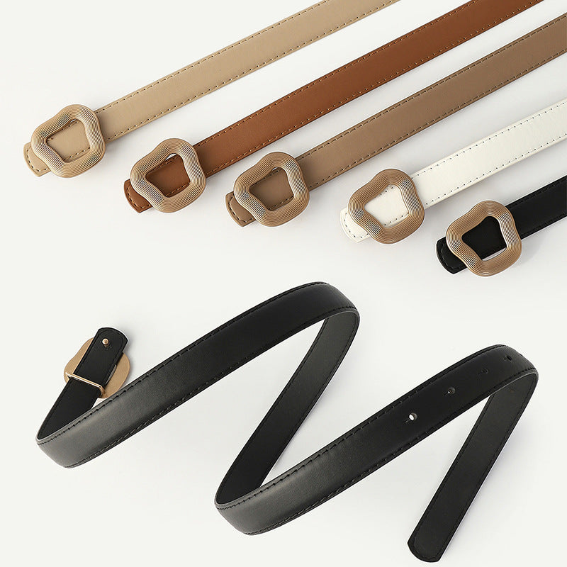 Women's Fashion Geometric Press Buckle