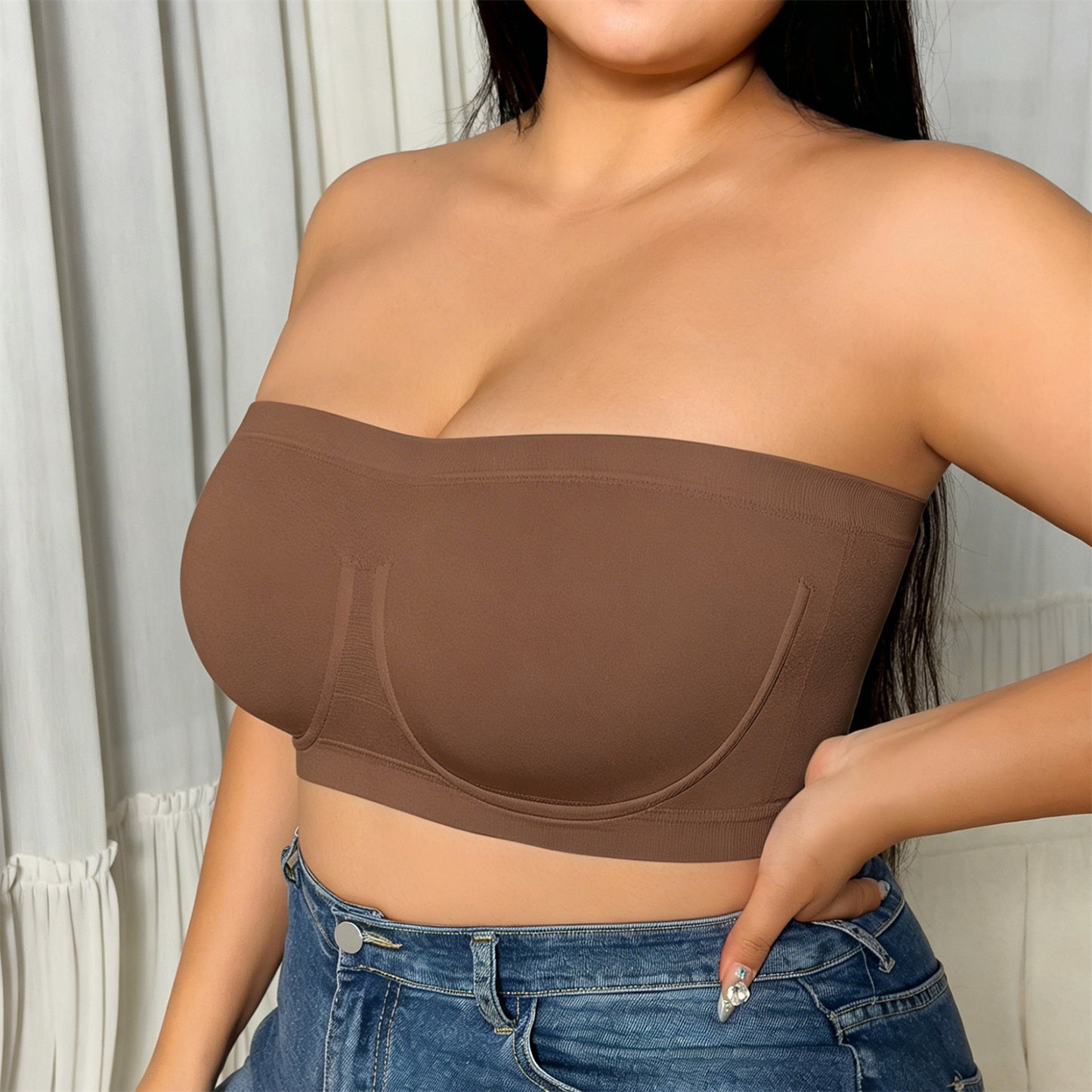Strapless Non-slip Tube Top Bra