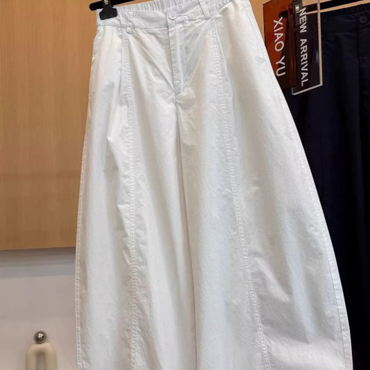 Versatile Preppy-style Ankle-length Casual Pants With An Easygoing Vibe