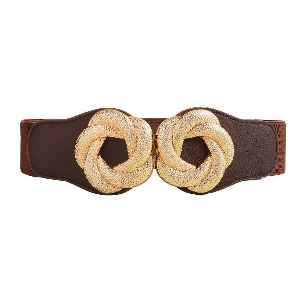 Women's Elastic Flower Belt fashion accessory