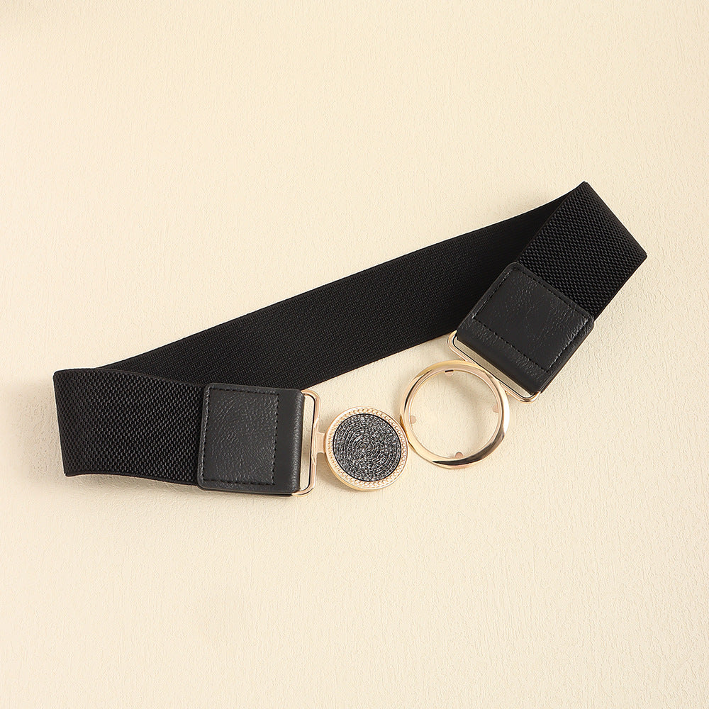 Women's Retro Elastic Belt – Easy-Matching Fashion Waist Belt