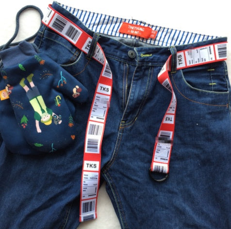Bicyclic Buckle Belt for men and women fashion style