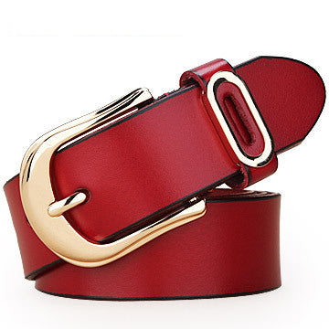 Women's Leather Belt fashion accessory