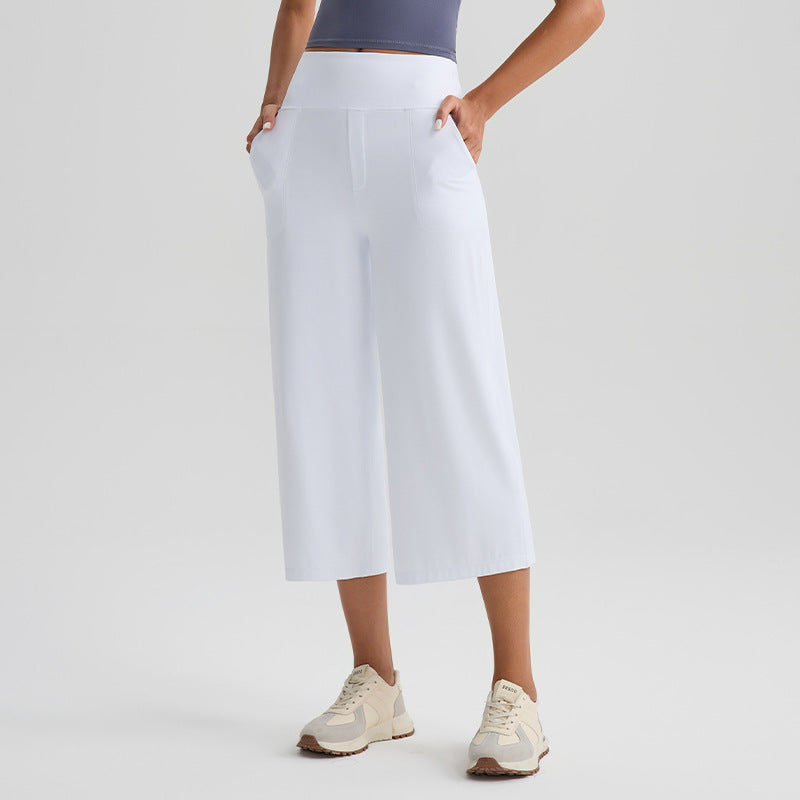New Comfortable Loose-fit Yoga Capri Pants For Women