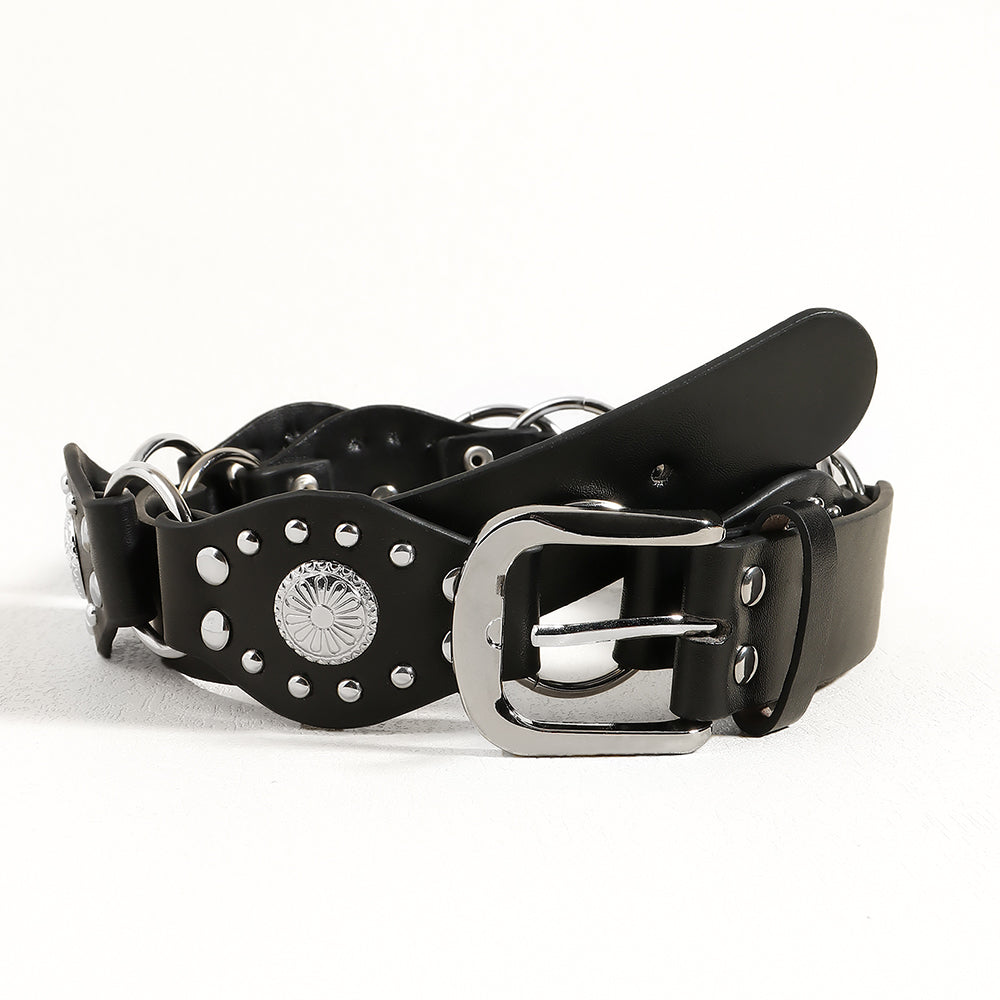 Vintage belts for men and women classic leather style