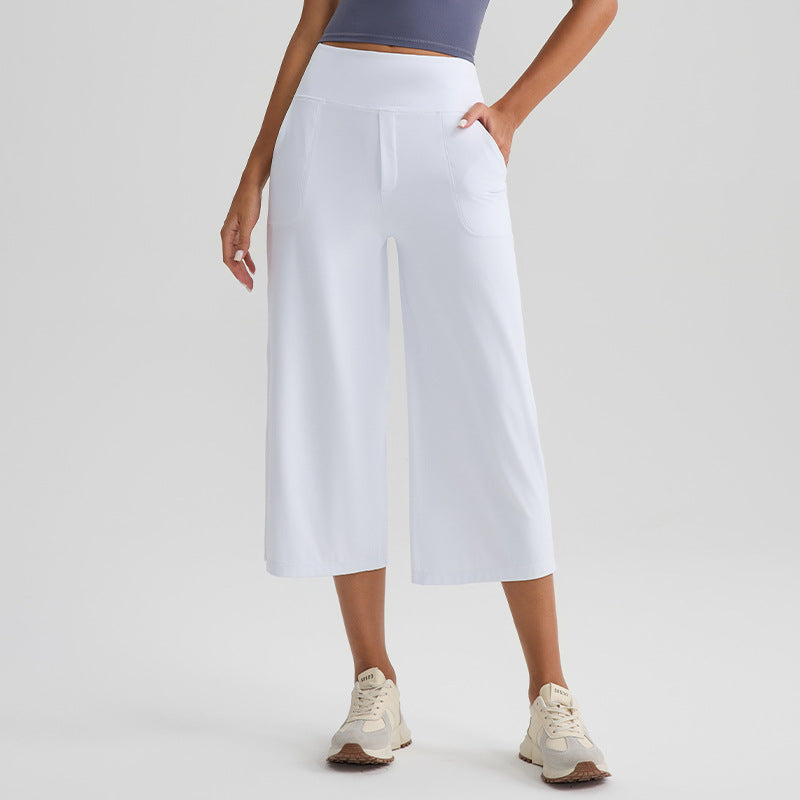 New Comfortable Loose-fit Yoga Capri Pants For Women