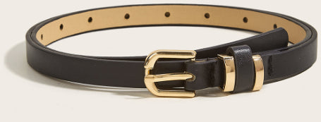 Retro Thin Small Belt with Pin Buckle