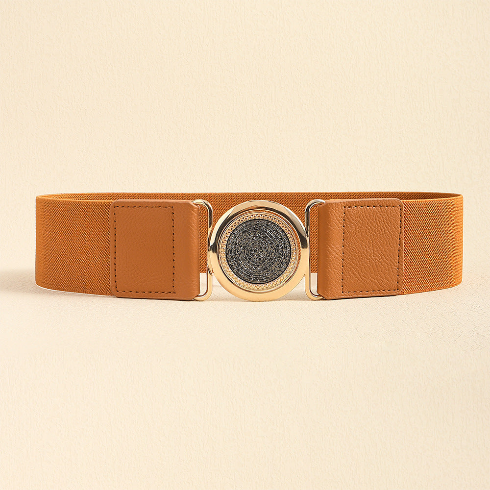 Women's Retro Elastic Belt – Easy-Matching Fashion Waist Belt