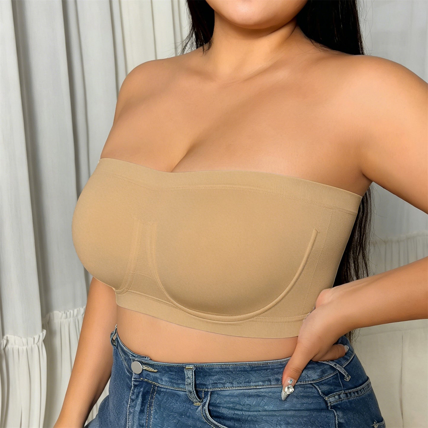 Strapless Non-slip Tube Top Bra