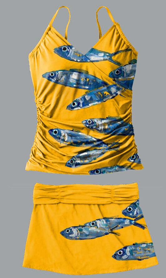 Casual Resort Seafood Print 10 Summer Womens Clothing
