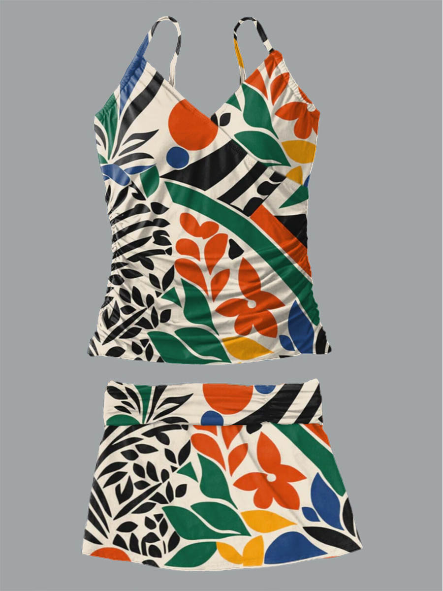 Casual Resort Seafood Print 10 Summer Womens Clothing