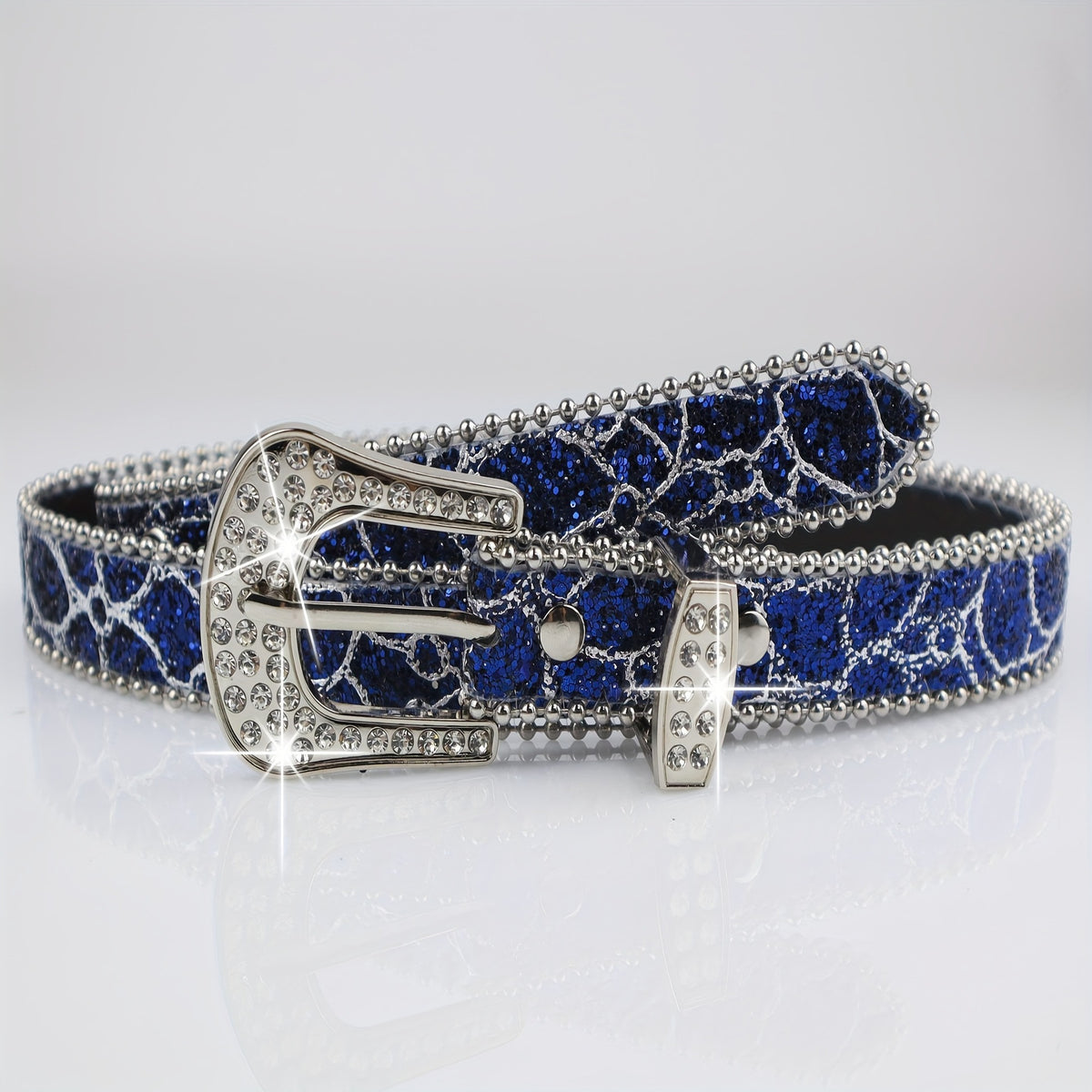 Rhinestone Women's Thin Belt – I-Style Design