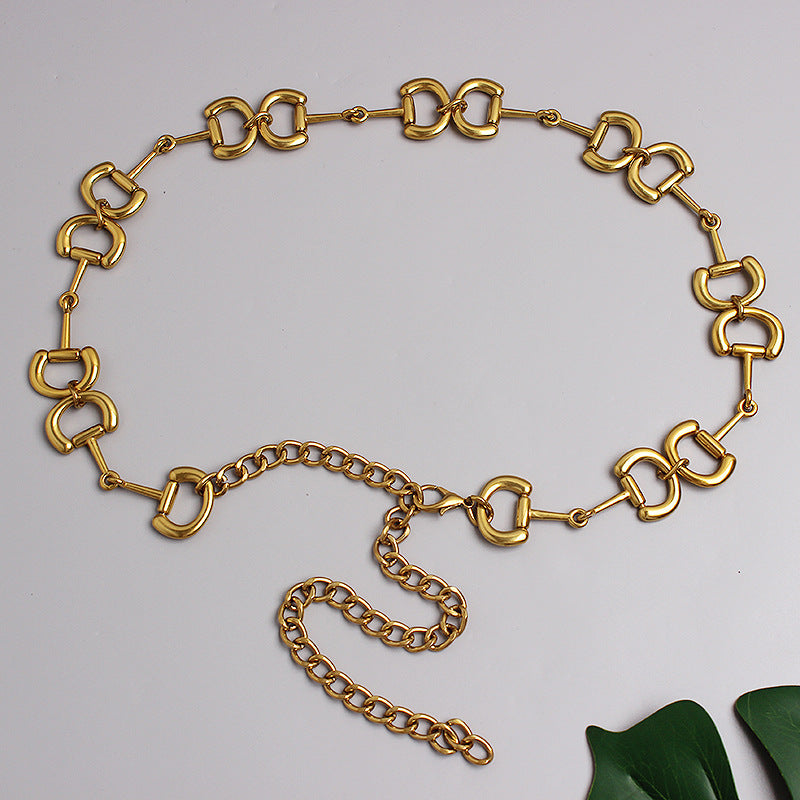 Metal Waist Chain for jeans and dresses