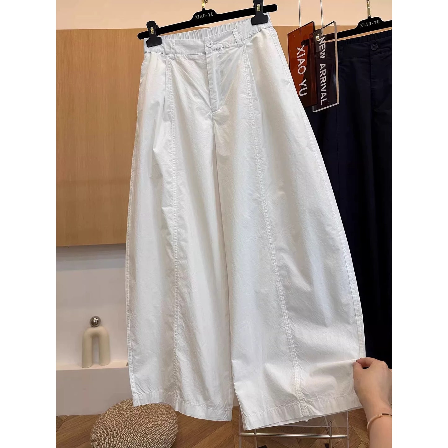 Versatile Preppy-style Ankle-length Casual Pants With An Easygoing Vibe