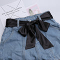 Wide Ribbon Belt for Women