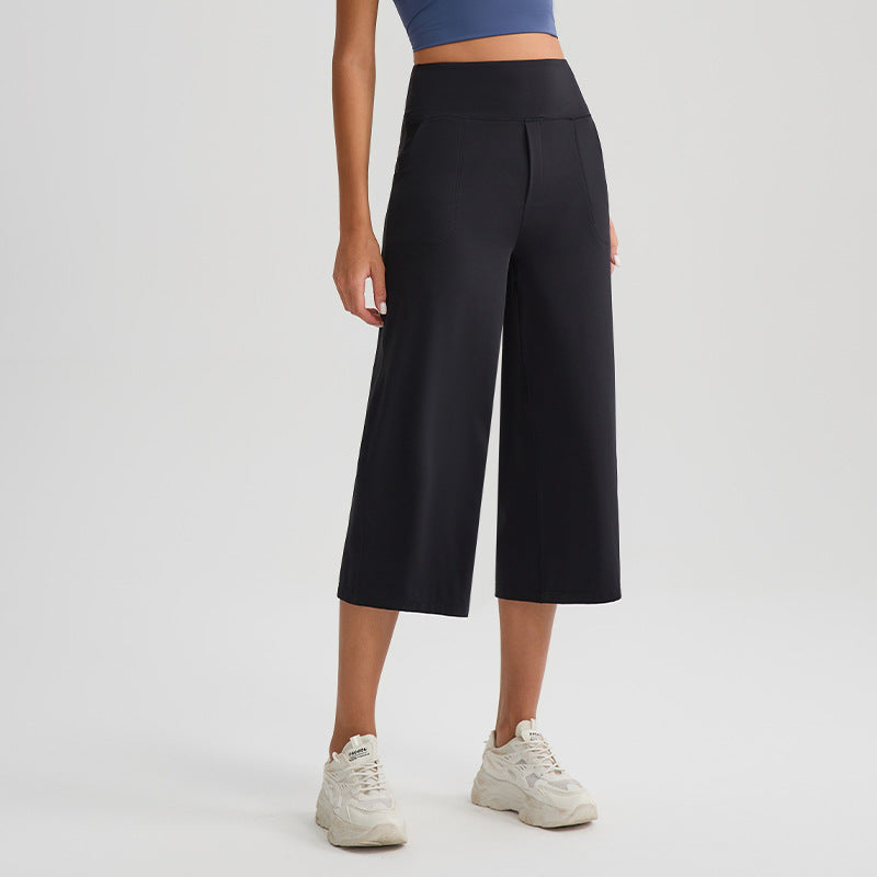 New Comfortable Loose-fit Yoga Capri Pants For Women