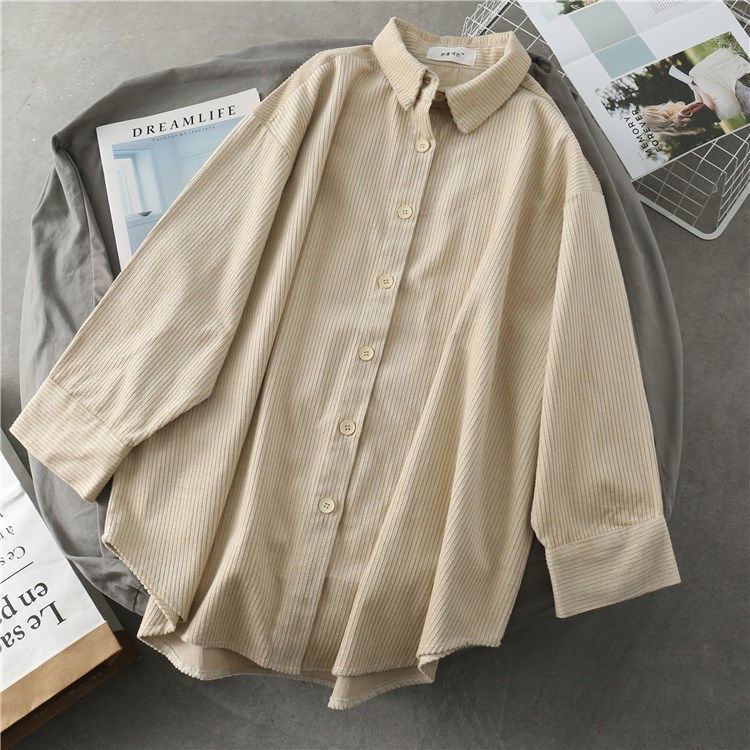 Korean-style Mid-length Batwing-sleeve Versatile Coat