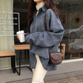 Korean-style Mid-length Batwing-sleeve Versatile Coat