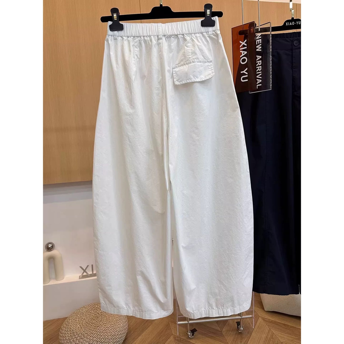 Versatile Preppy-style Ankle-length Casual Pants With An Easygoing Vibe