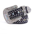 Women's Rhinestone Belt with sparkling rhinestone details