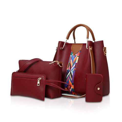 4-Piece Women's Handbag Set  