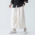 Mens Straight-leg Pants Chinese-style Summer