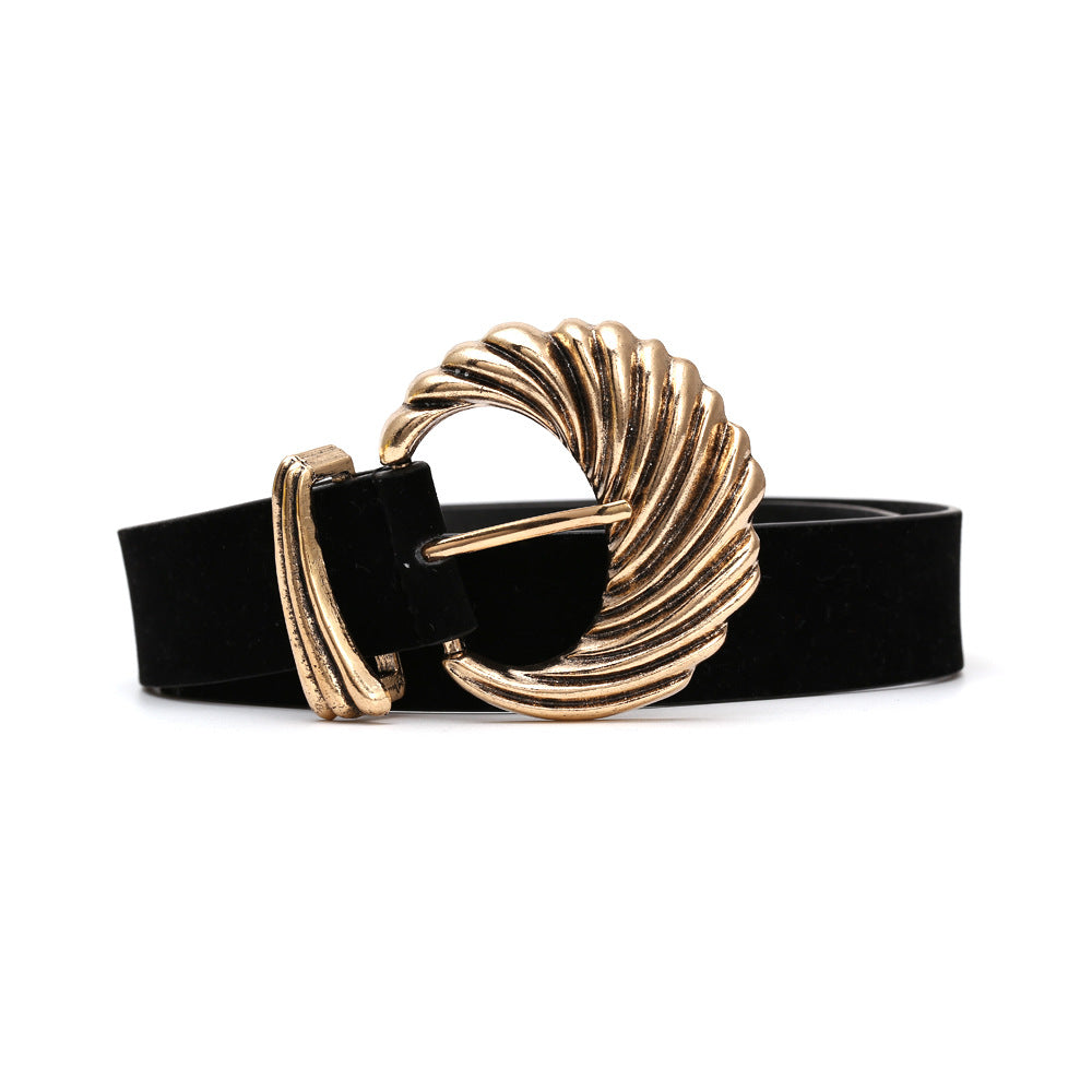 Women's Flower Shaped Alloy Belt 3D floral design