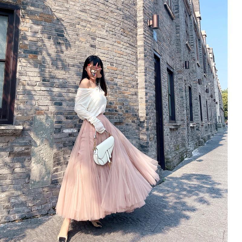 Womens Mid-length Fluffy Casual Princess Dress