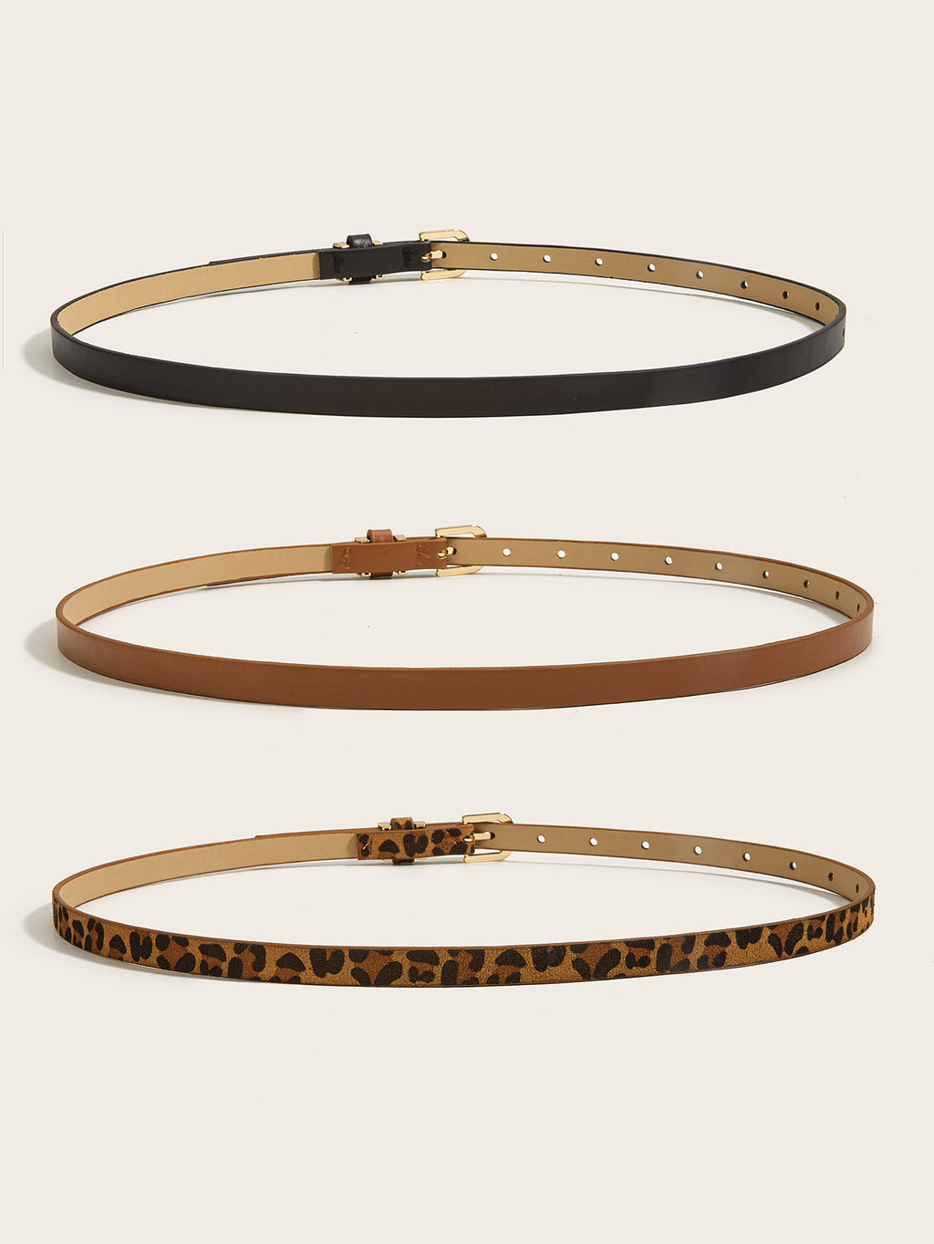 Retro Thin Small Belt with Pin Buckle