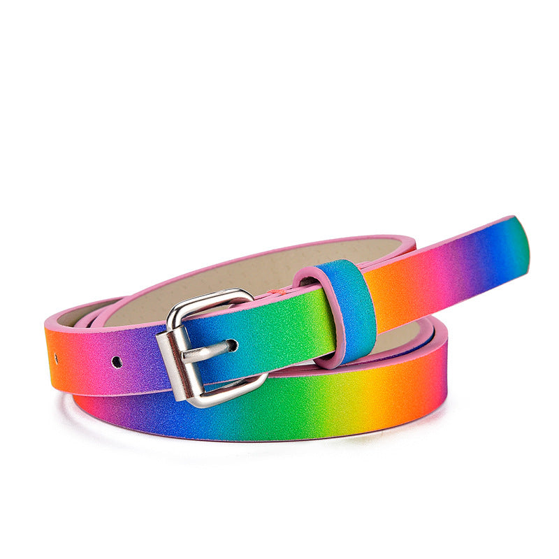 Ladies Kids Heart Glitter Belt Fashion Accessory