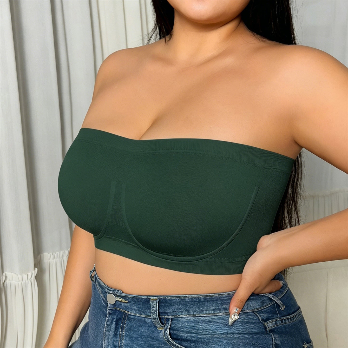 Strapless Non-slip Tube Top Bra