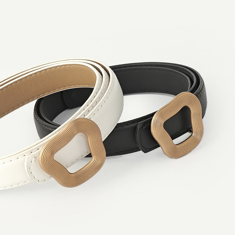Women's Fashion Geometric Press Buckle