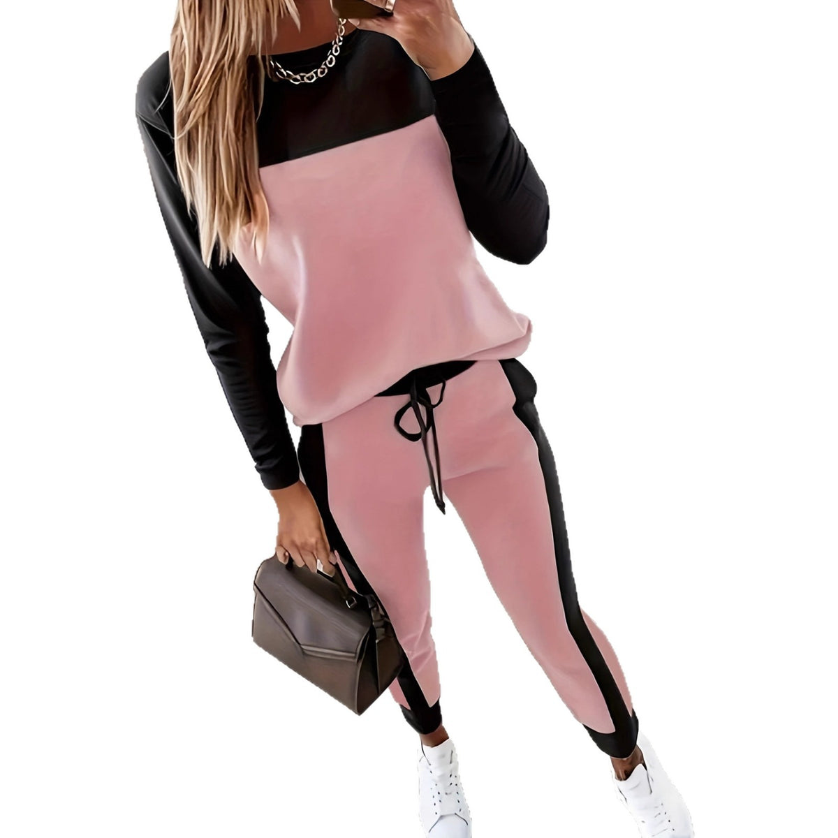 New Korean-style Casual Long-sleeve Trendy Hoodie Set