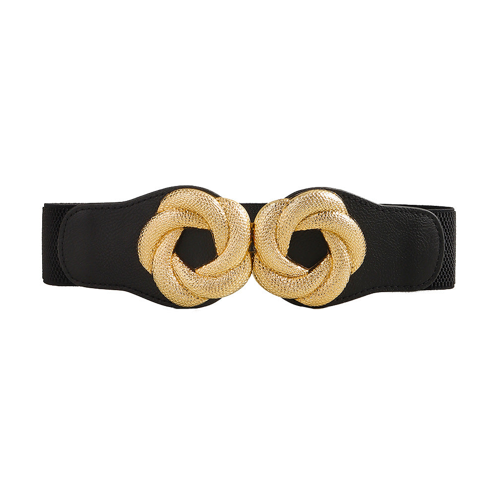 Women's Elastic Flower Belt fashion accessory