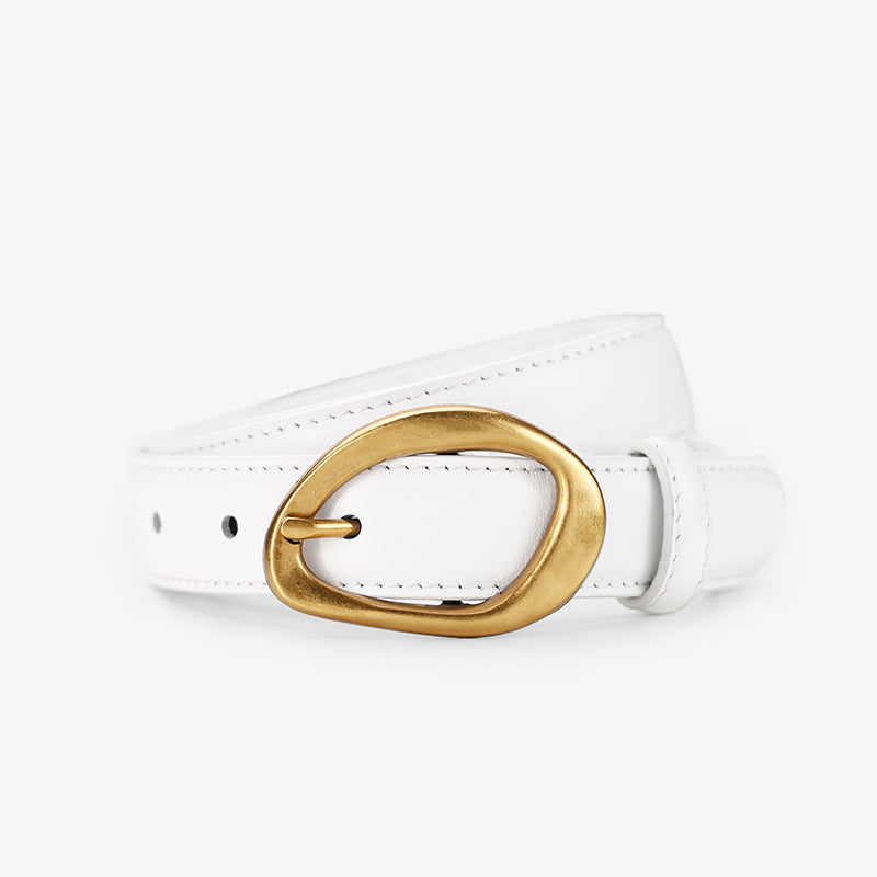 Women's Cowhide Leather Belt