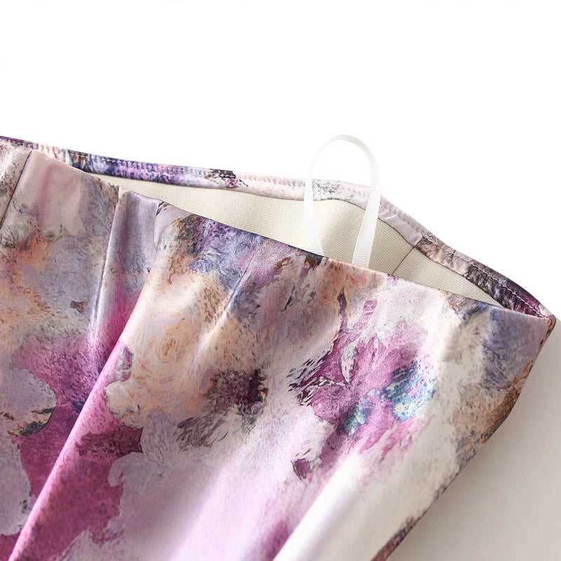 Fashionable Chic Figure-flattering Mid-length High-waist Skirt