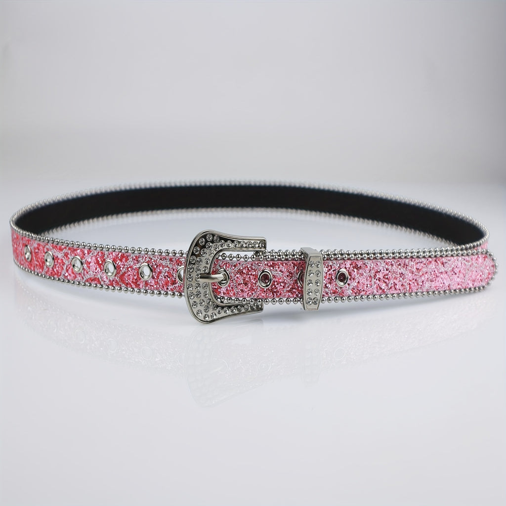 Rhinestone Women's Thin Belt – I-Style Design