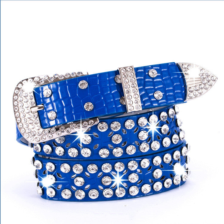 Ladies Fashion Belt with decorative buckle